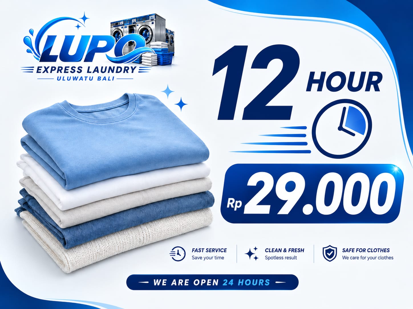 Laundry 12 hours